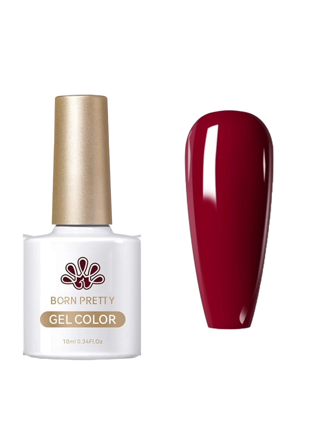 

BORN PRETTY All Shine On Me Gel Nail Polish - 10 ml - WC01, Maroon