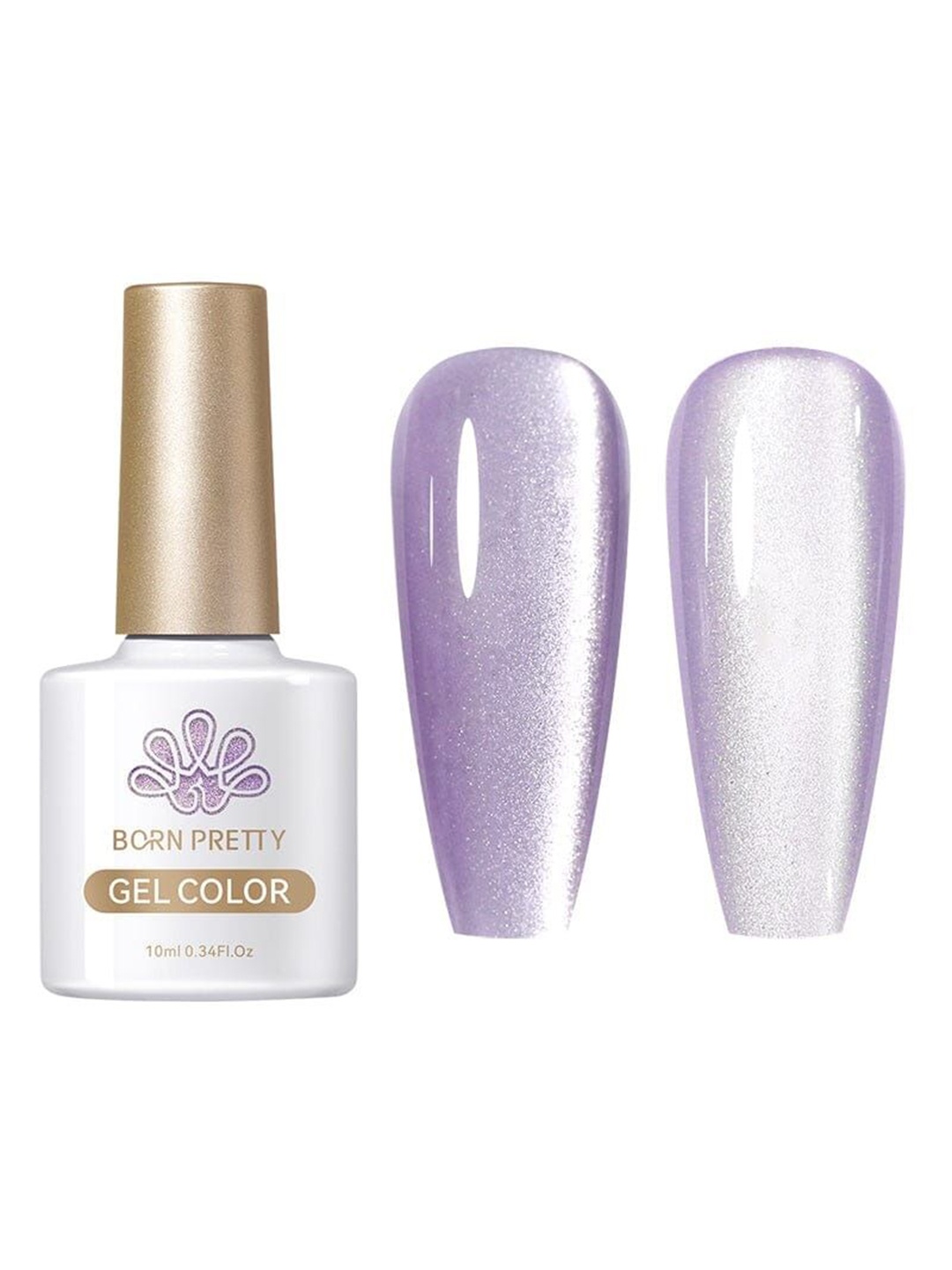 

BORN PRETTY Moonlight Long Lasting Gel Nail Polish 10ml - MC07, Purple