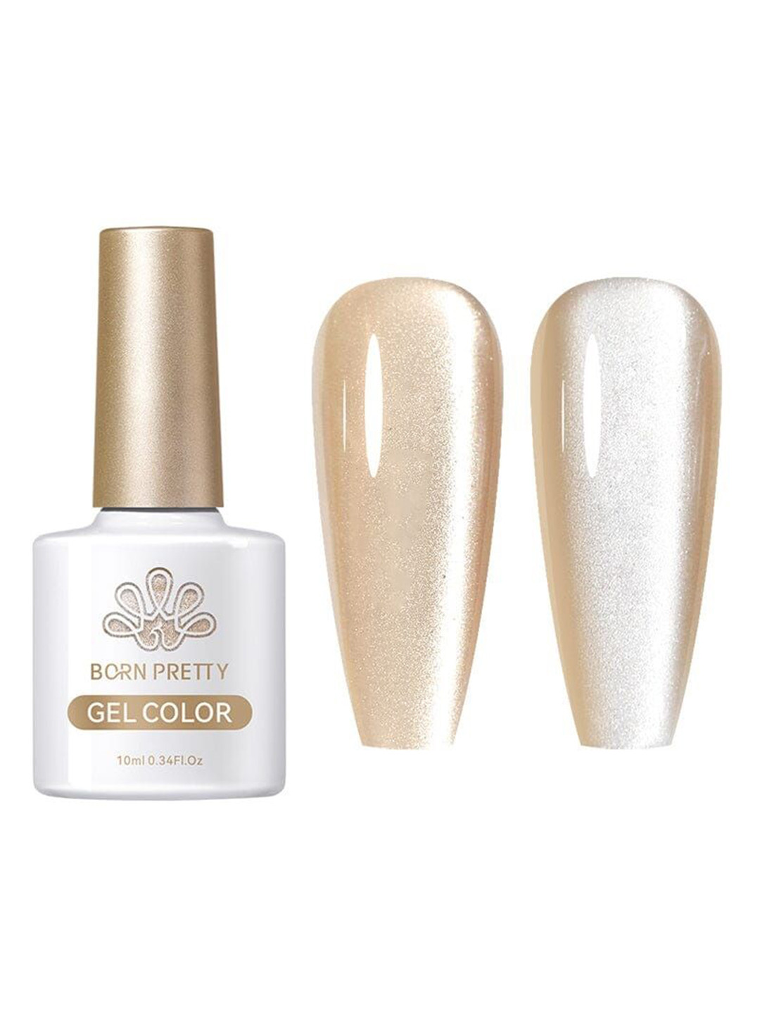 

BORN PRETTY Moonlight Magnetic Long Lasting Gel Nail Polish 10ml - MC02, Beige