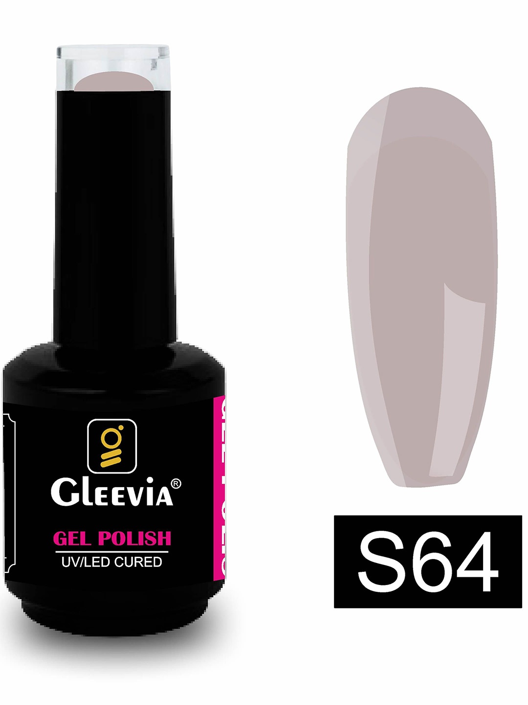 

Gleevia UV Gel Nail Polish - 15 ml - Shade S64, Nude