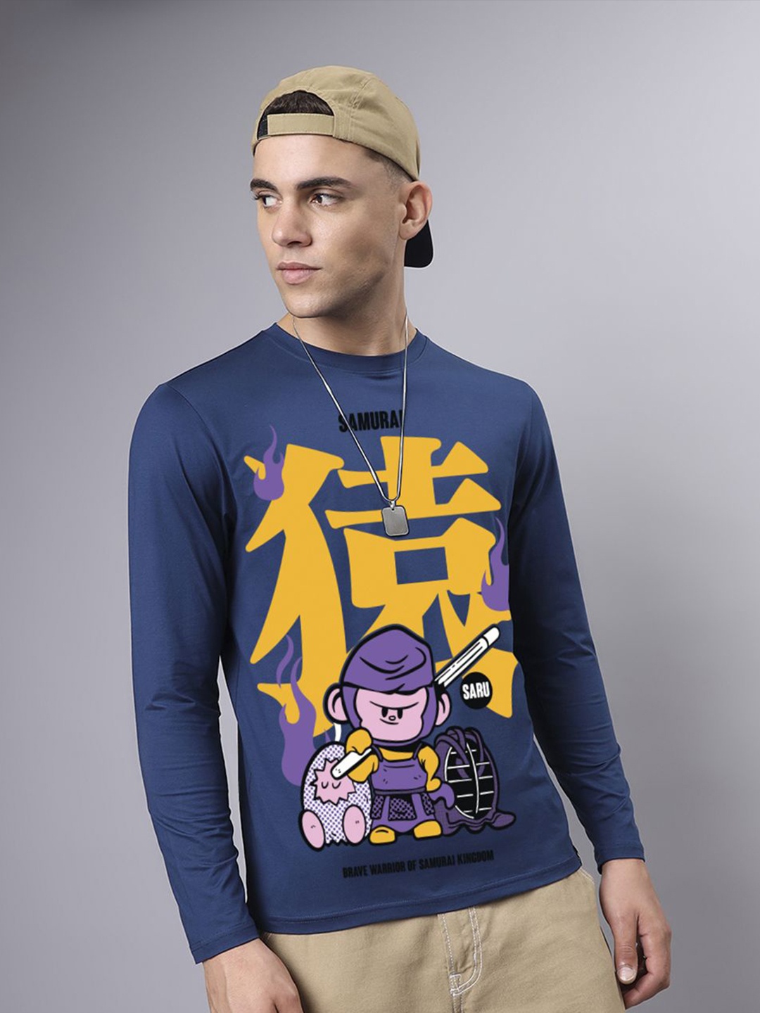 

Bewakoof Men Printed T-shirt, Blue
