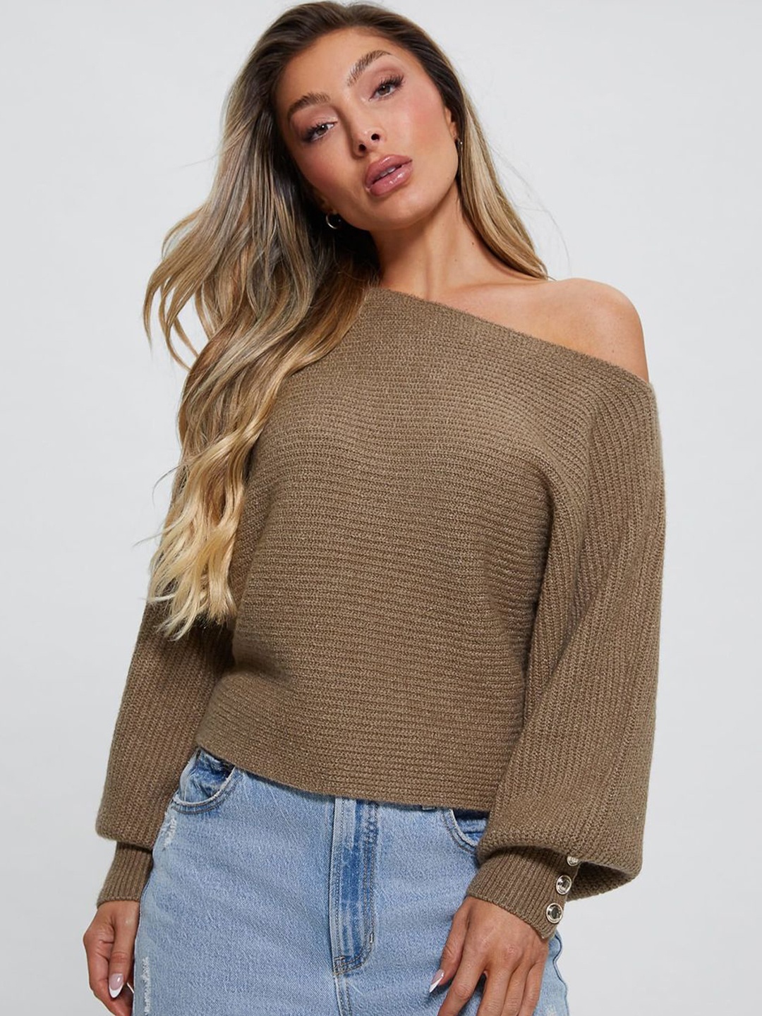

GUESS Women Pullover, Brown