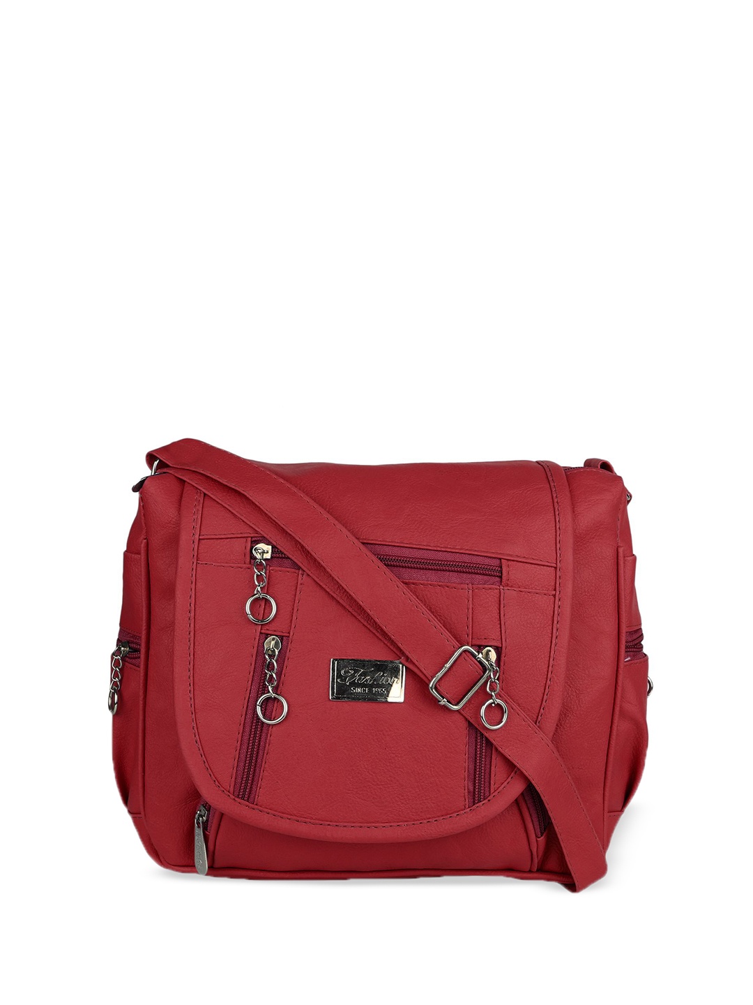 

DressBerry PU Structured Shoulder Bag, Maroon