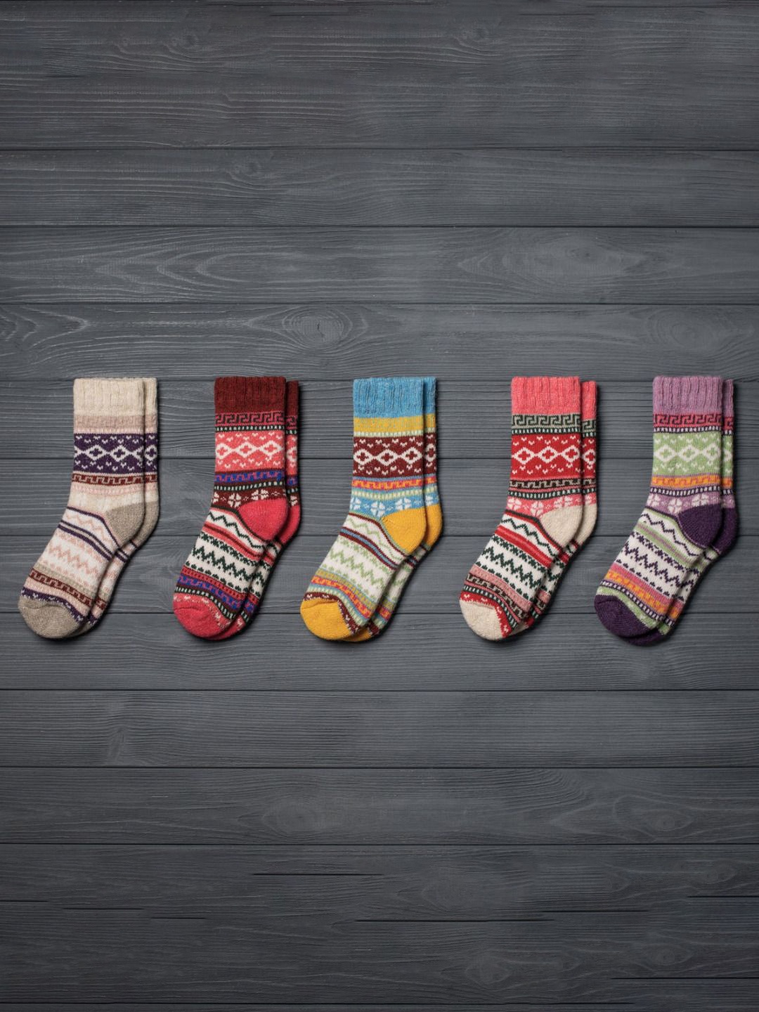 

Sockscarving Kids 5-Pcs Printed Cotton Ankle-Length Socks, Purple