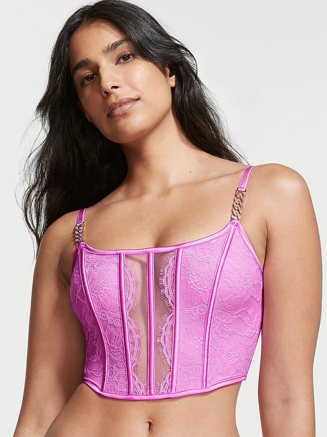 

Victoria's Secret Bralette Bra Medium Coverage, Purple
