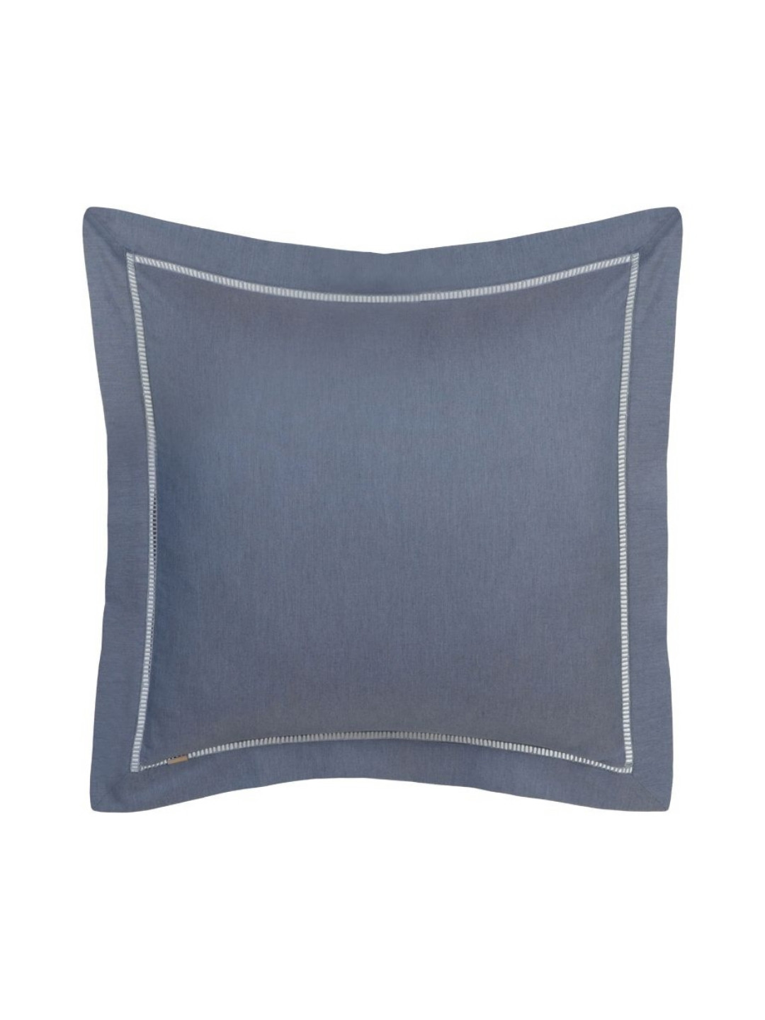 

MASPAR Blue 2 Pieces Solid Pure Cotton Square Pillow Covers
