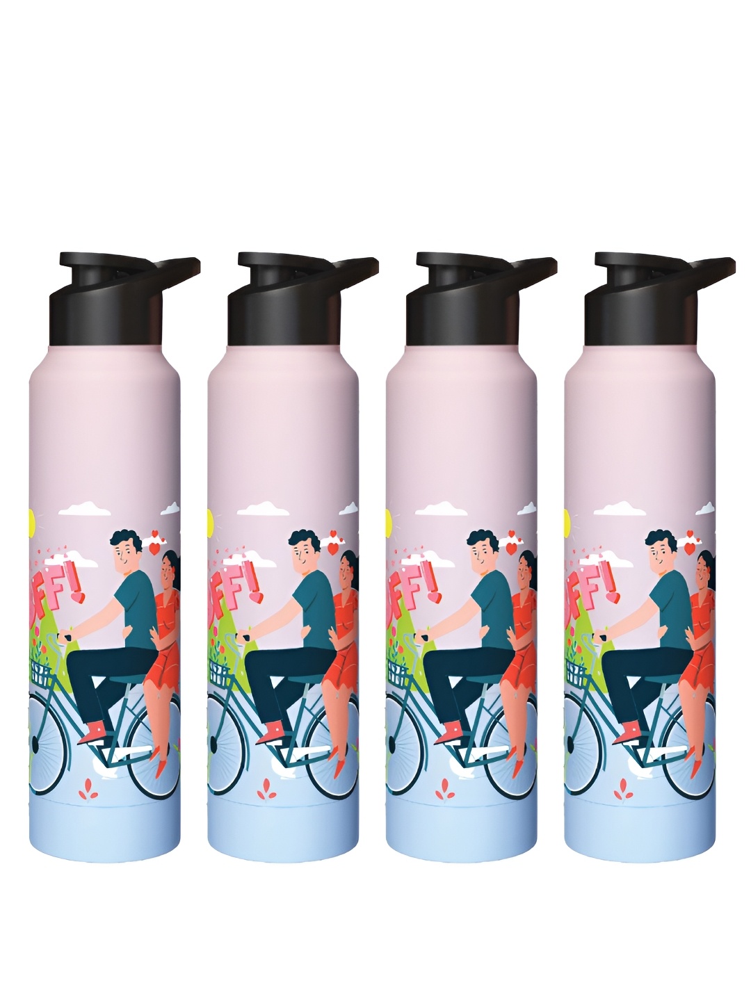 

Speedex Multicoloured Single Stainless Steel Solid Water Bottle, Multi