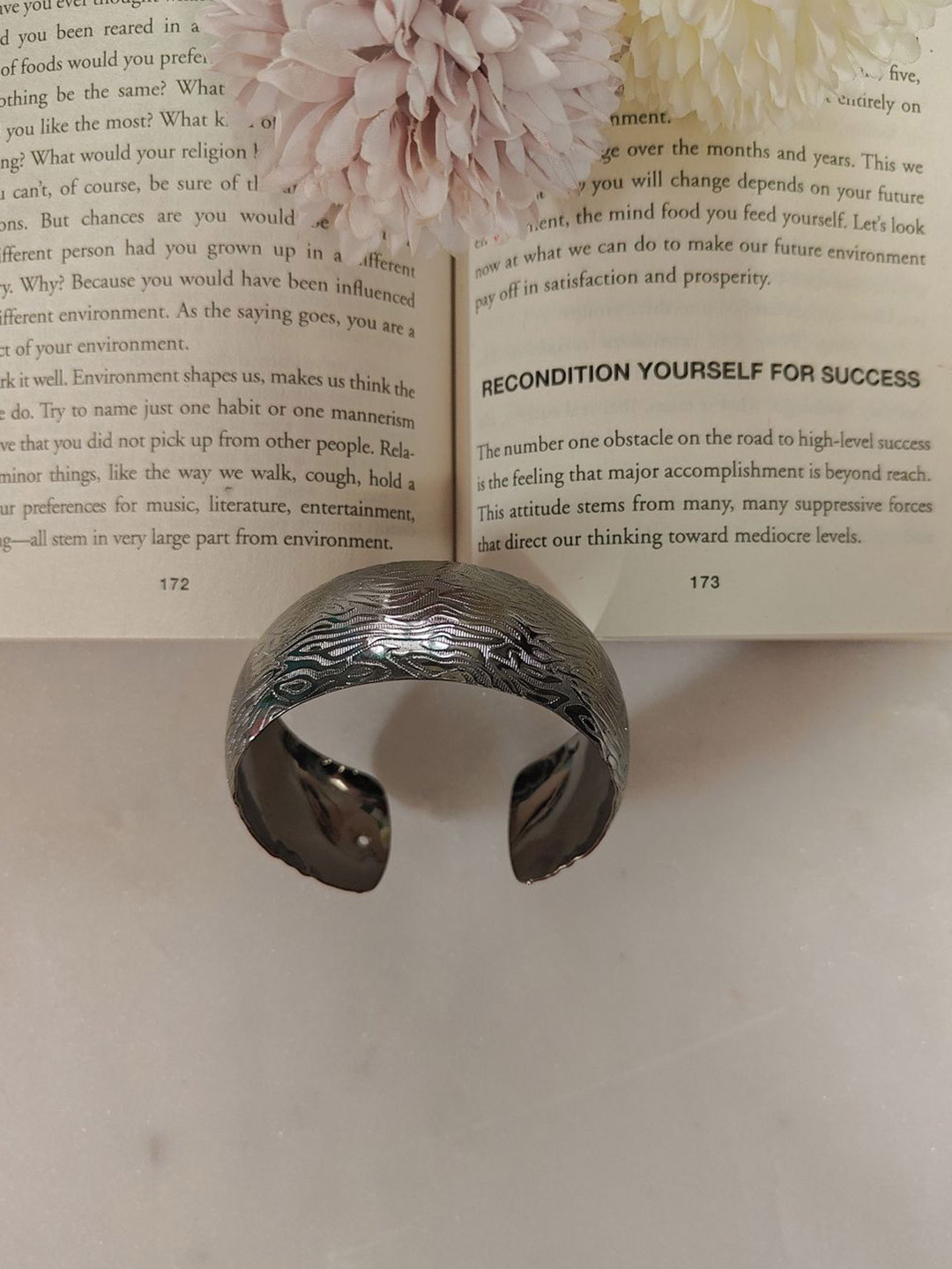 

NVR Girls Rhodium-Plated Cuff Bracelet, Silver