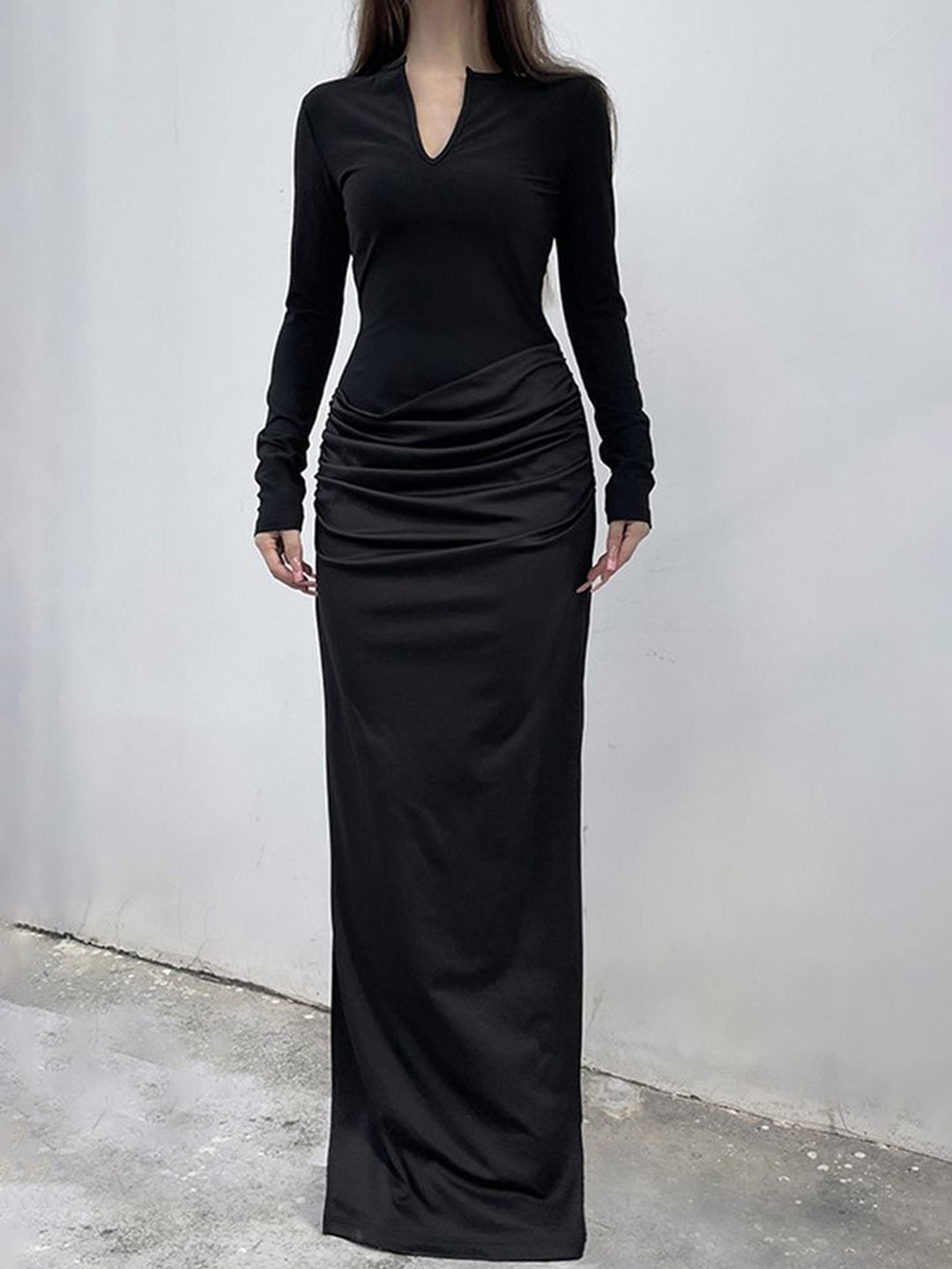 

LULU & SKY Maxi Dress, Black