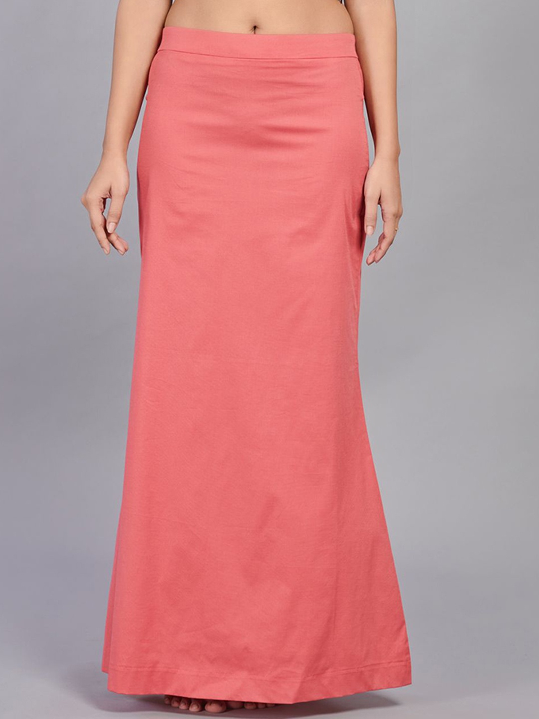 

I AM BY DOLLY JAIN Pure Cotton Saree Shapewear, Coral