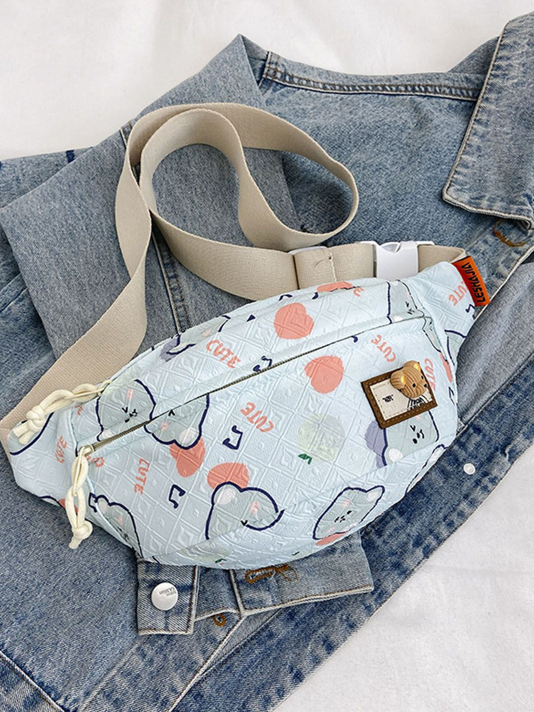 

StyleCast Checked Fanny Pack, Na