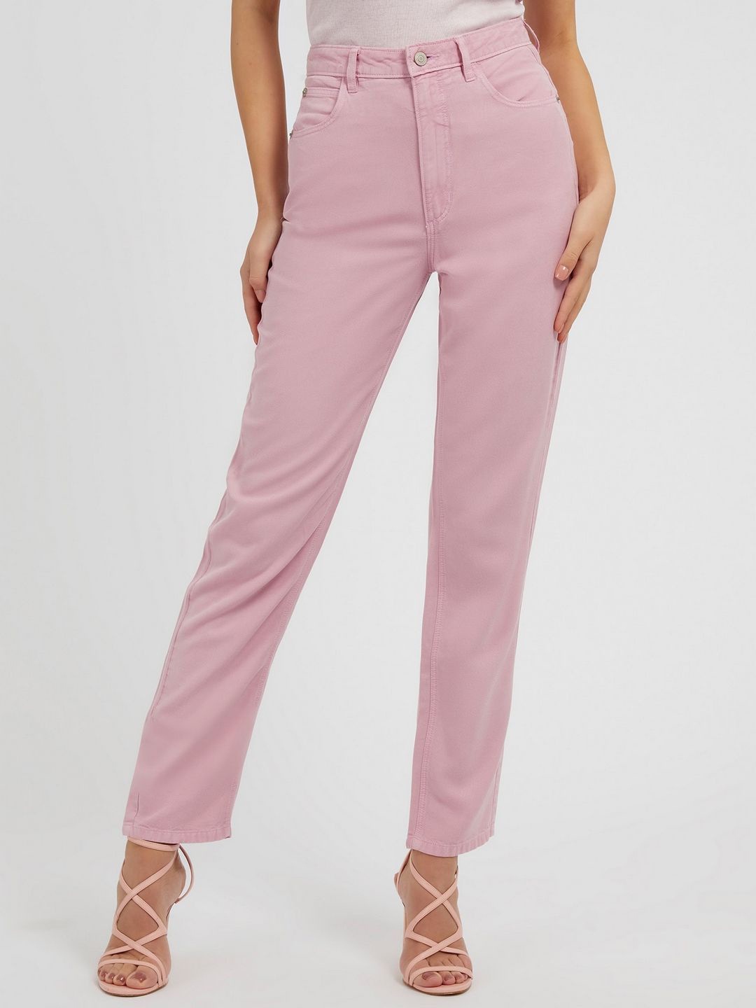 

GUESS Women High-Rise Jeans, Pink