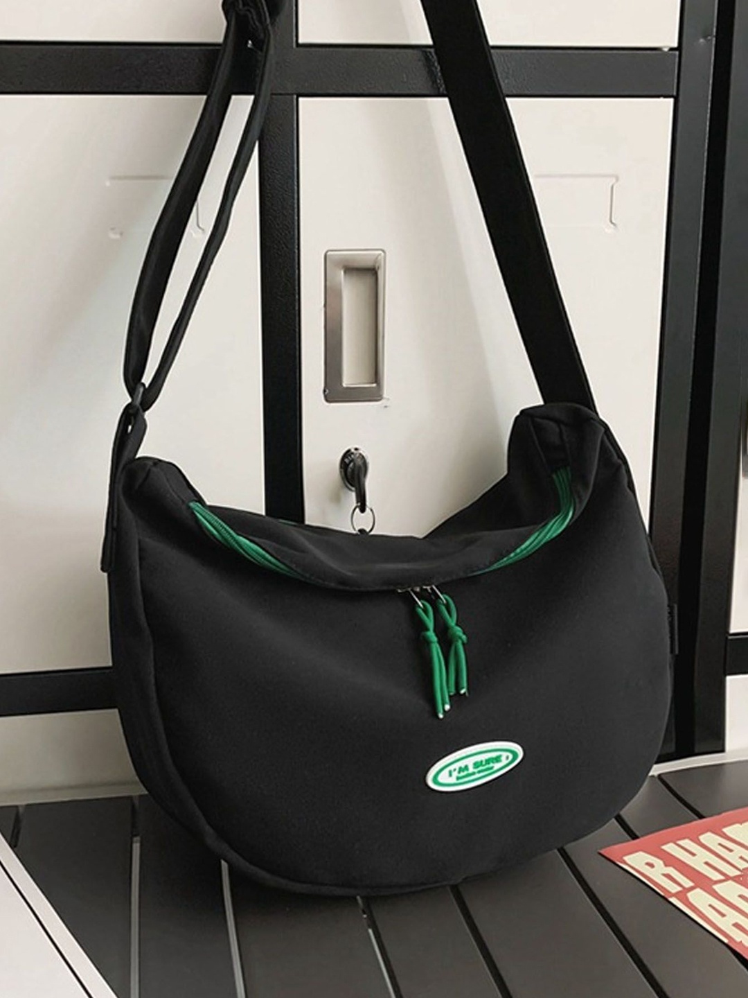 

StyleCast Structured Sling Bag, Black