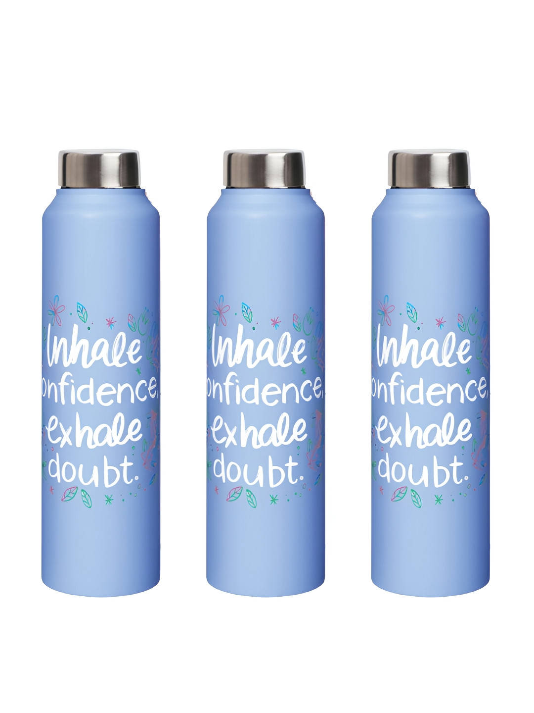 

Speedex Multicoloured Single Stainless Steel Solid Water Bottle, Multi