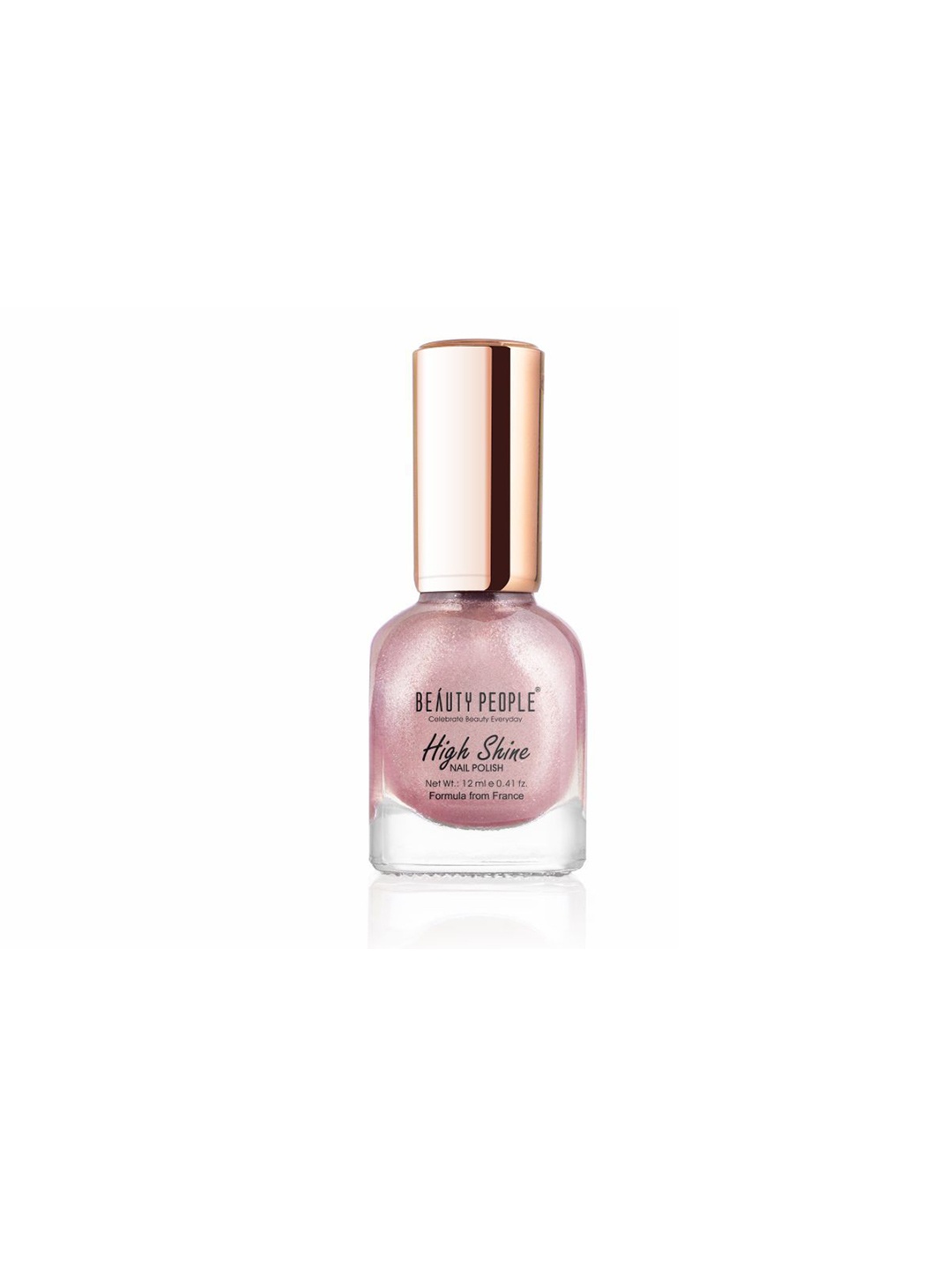 

Beauty People High Shine Long Lasting Glossy Nail Polish 12ml - Pink Chink