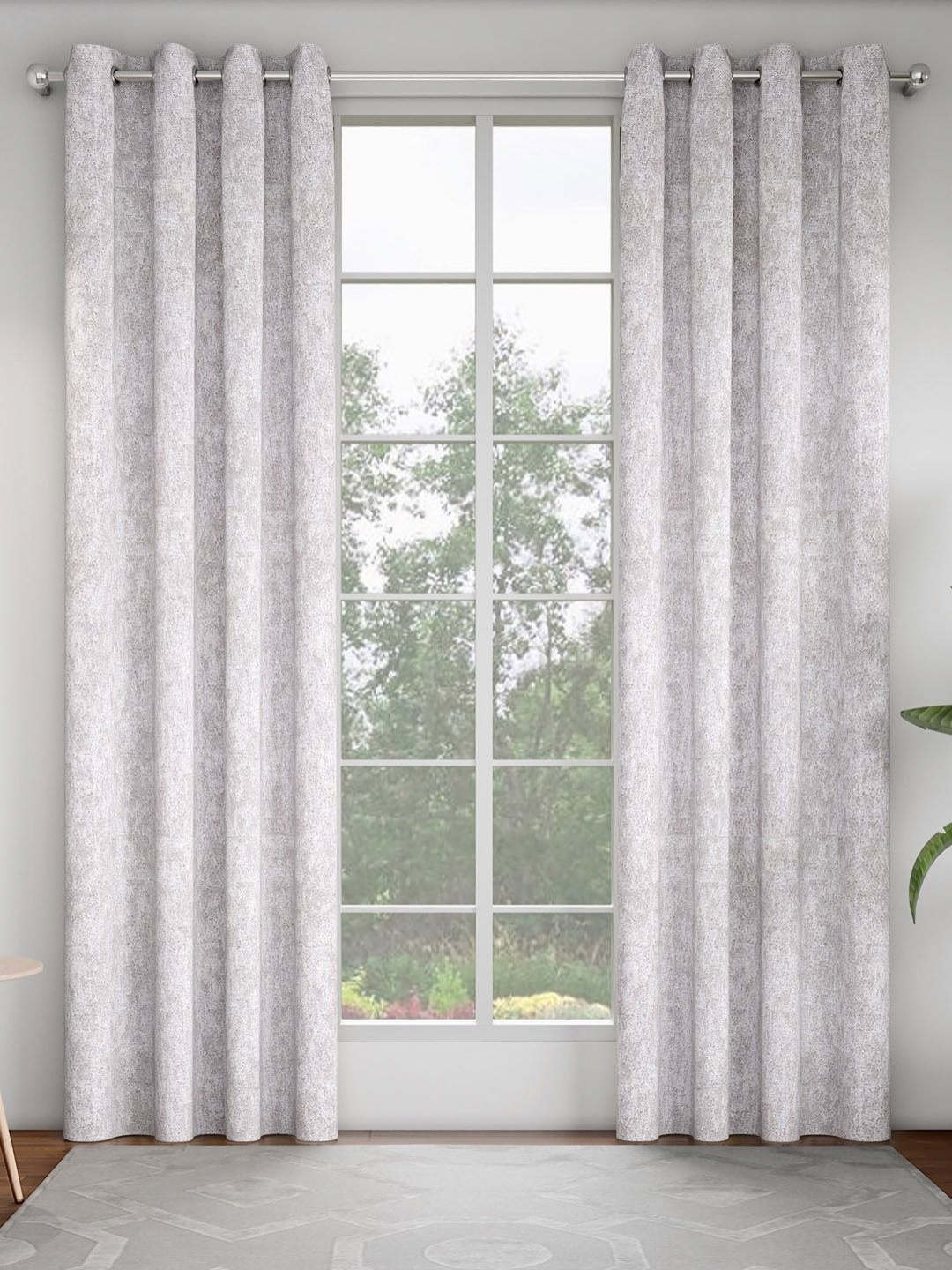 

GM Grey Set of 2 Room Darkening Door Curtain