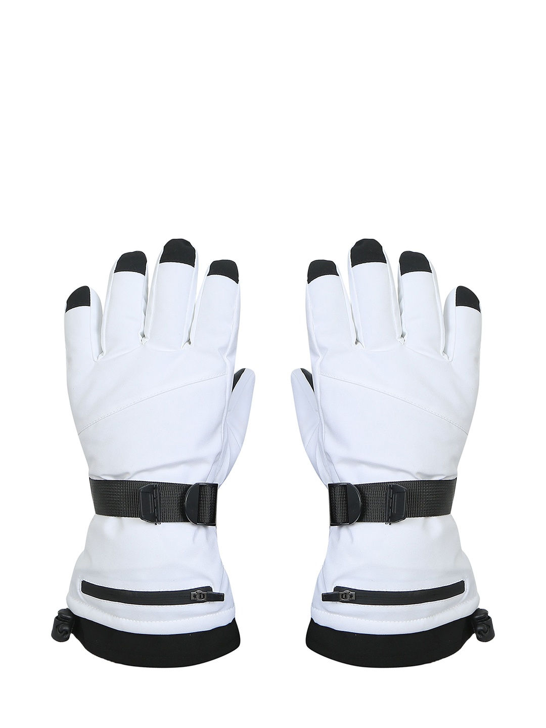 

FabSeasons Unisex Winter Gloves, White