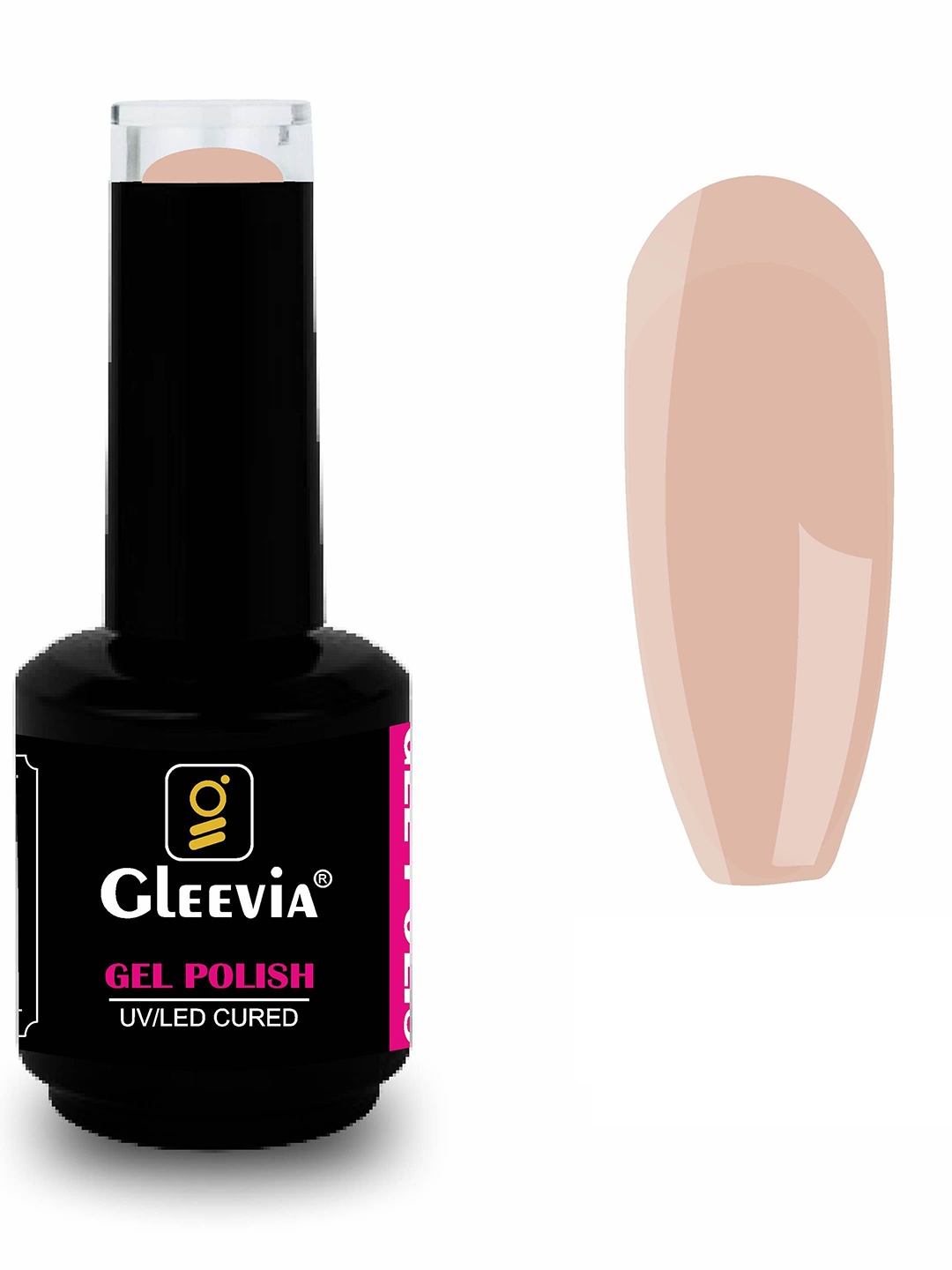 

Gleevia UV Gel Nail Polish - 15 ml - Shade S45, Nude