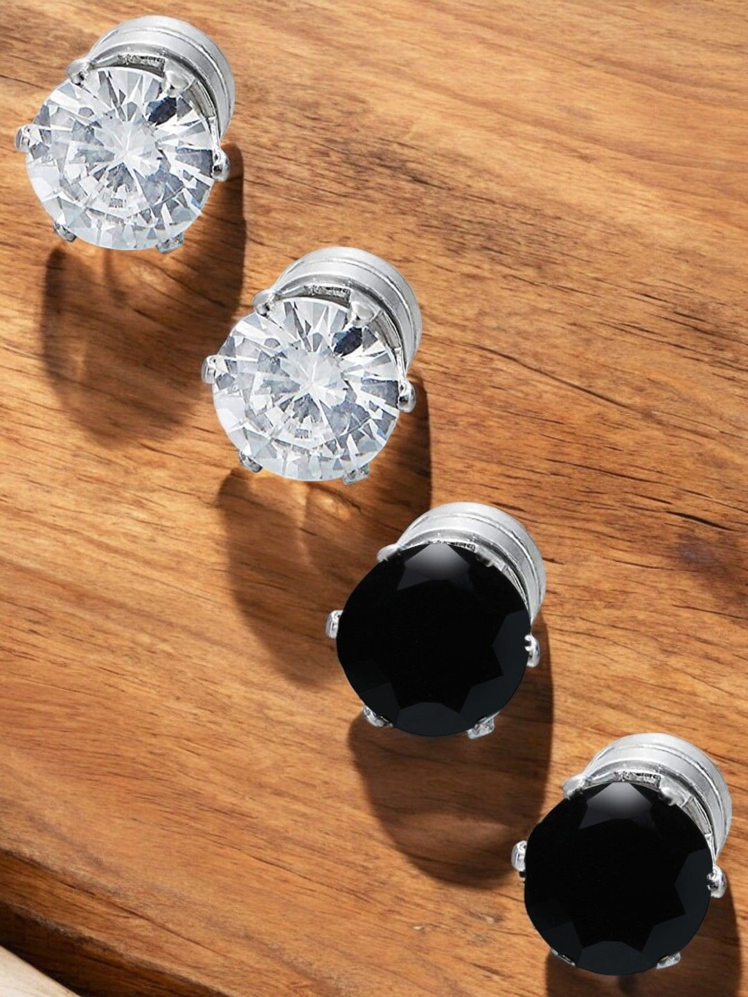 

fabula Circular Studs Earrings, Black
