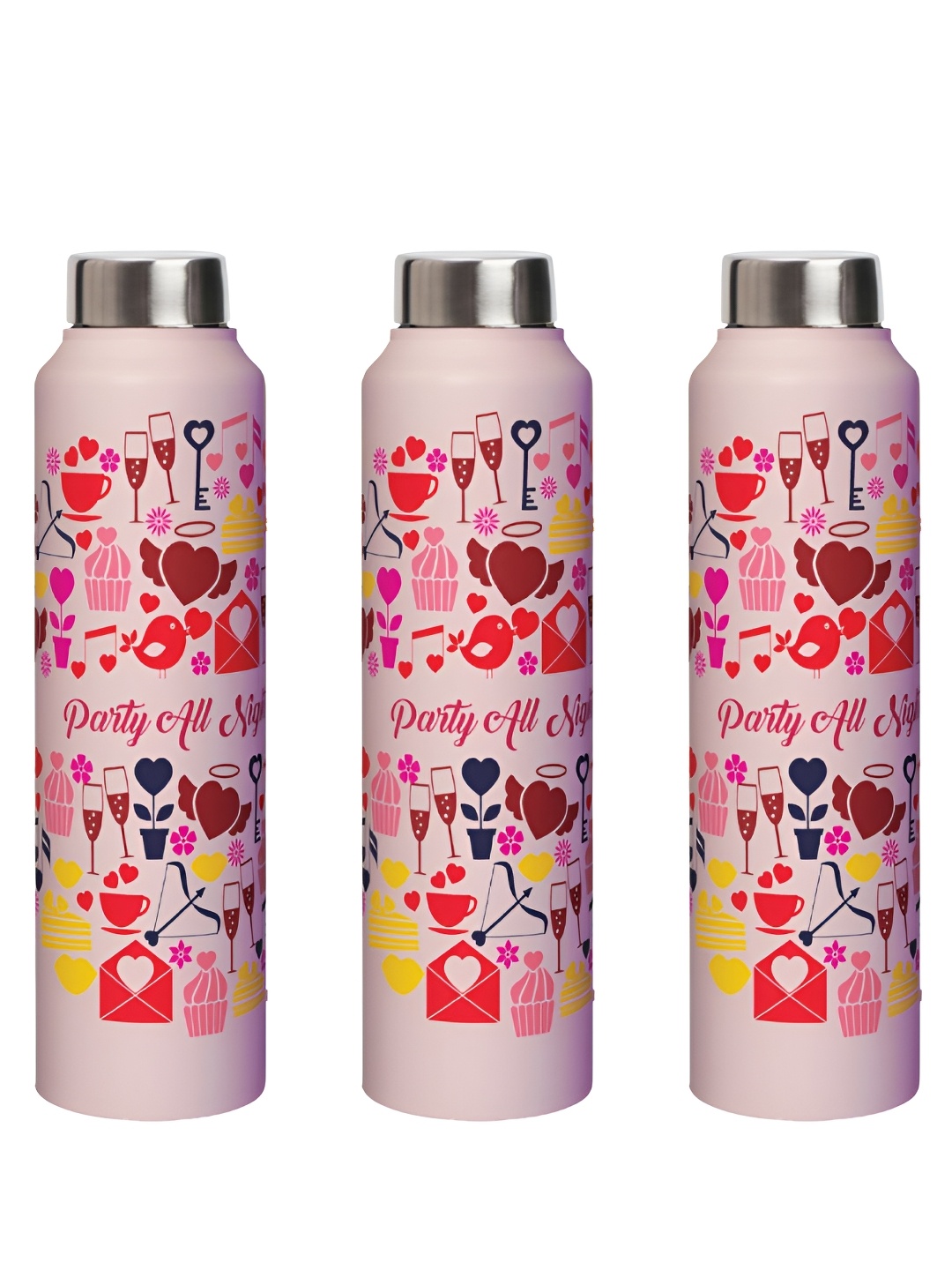 

Speedex Multicoloured Single Stainless Steel Solid Water Bottle, Multi