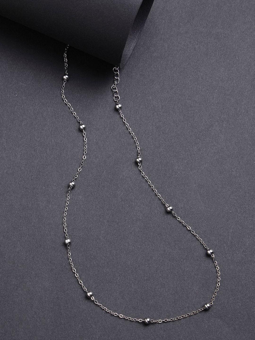 

NVR Girls German Silver Silver-Plated Chain