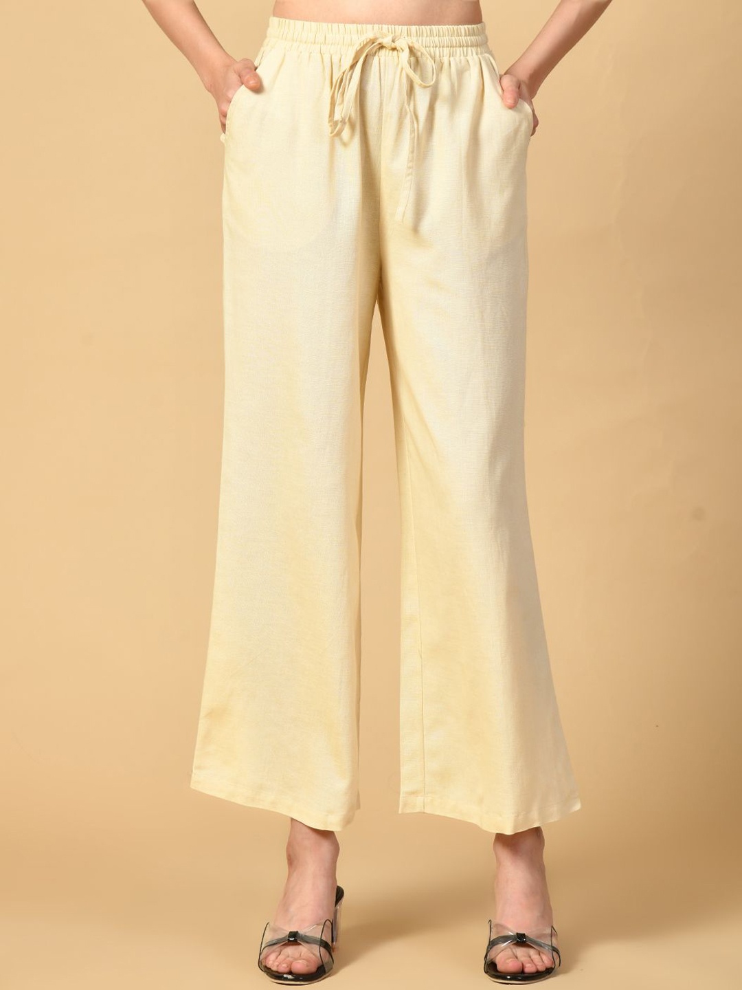 

all about you Women Pleated Trousers, Beige