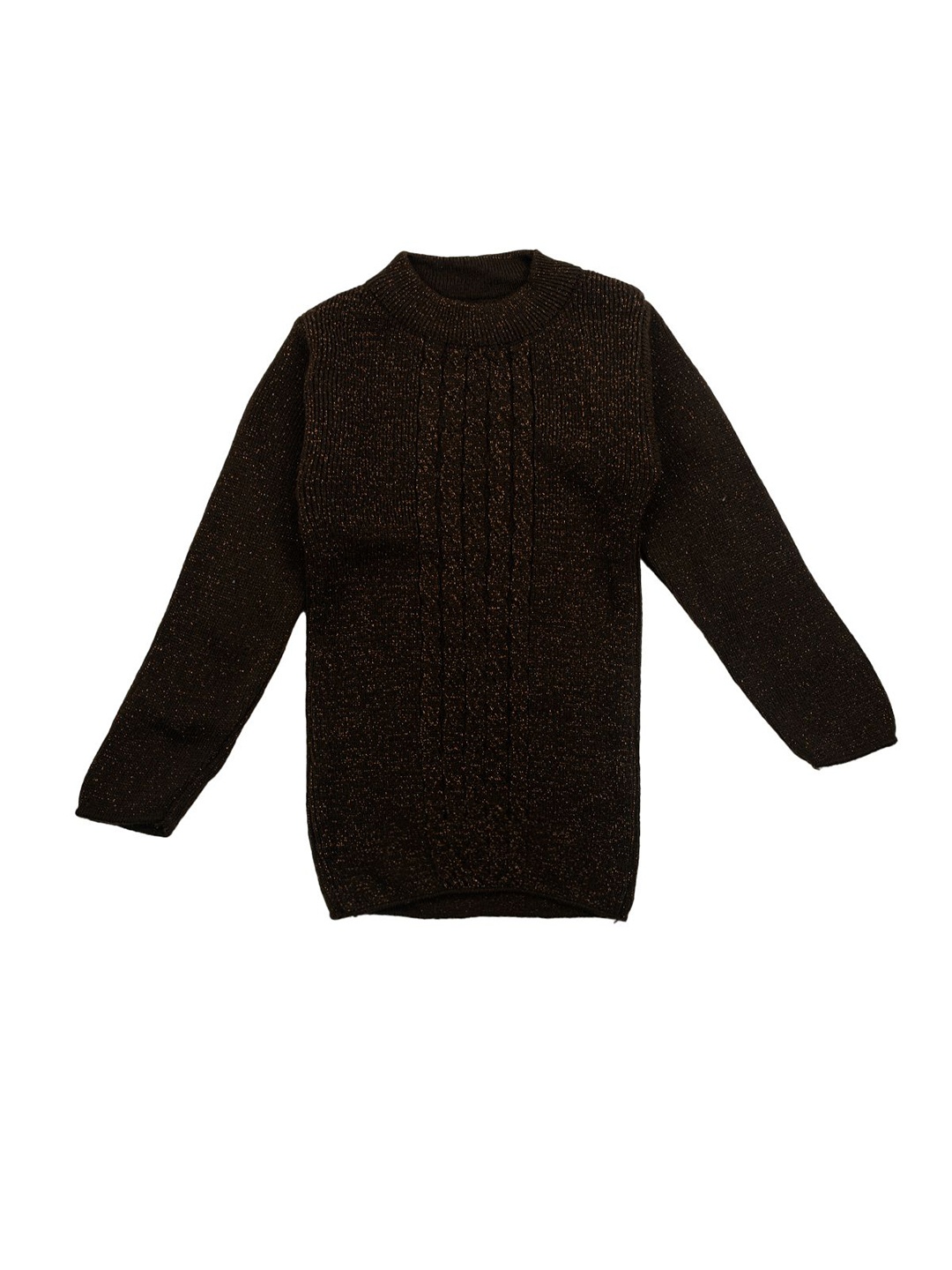 

Albion By CnM Girls Cable Knit Woollen Pullover, Brown