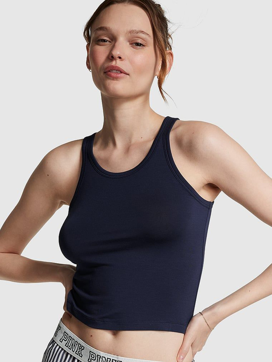 

Victoria's Secret PINK Sleeveless Tank Top, Blue