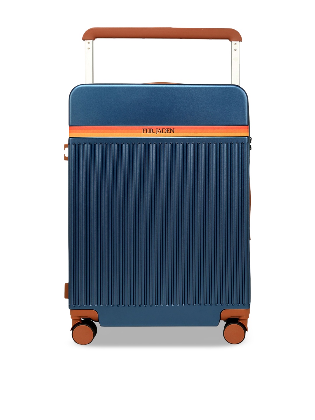 

FUR JADEN The Aviator Hard Sided Trolley Suitcase, Navy blue