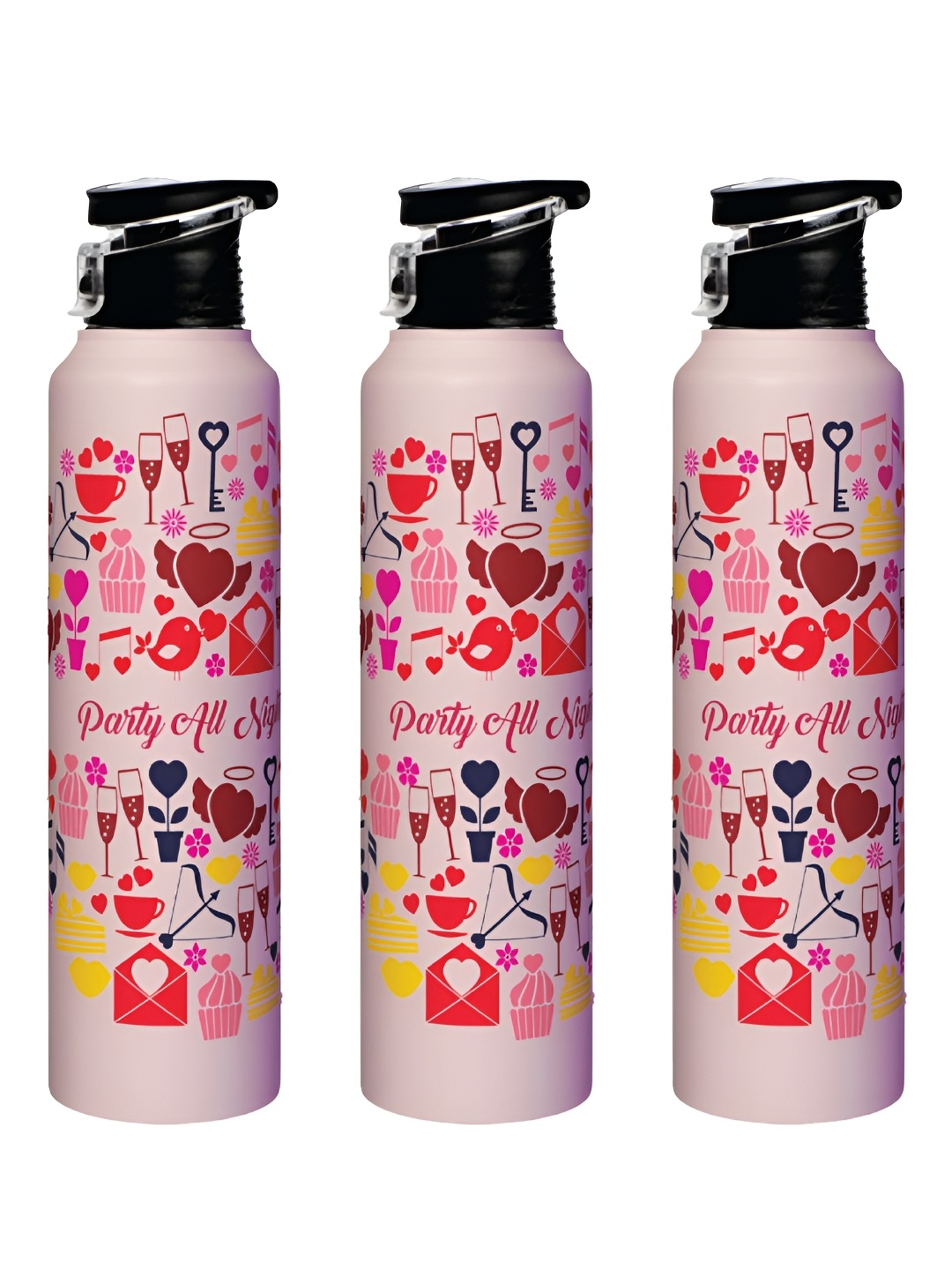 

Speedex Multicoloured Single Stainless Steel Solid Water Bottle, Multi