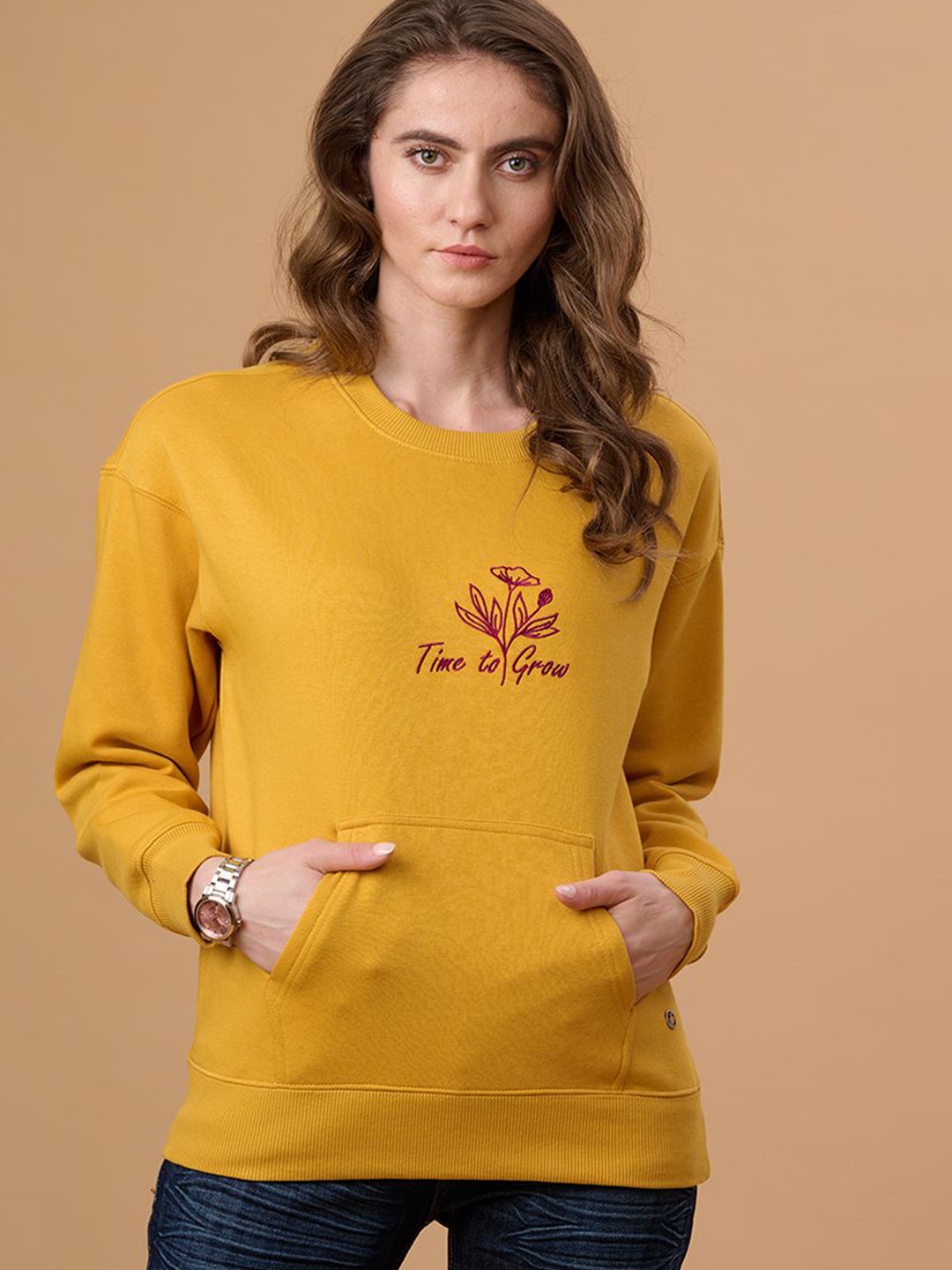 

Gipsy Women Sweatshirt, Mustard