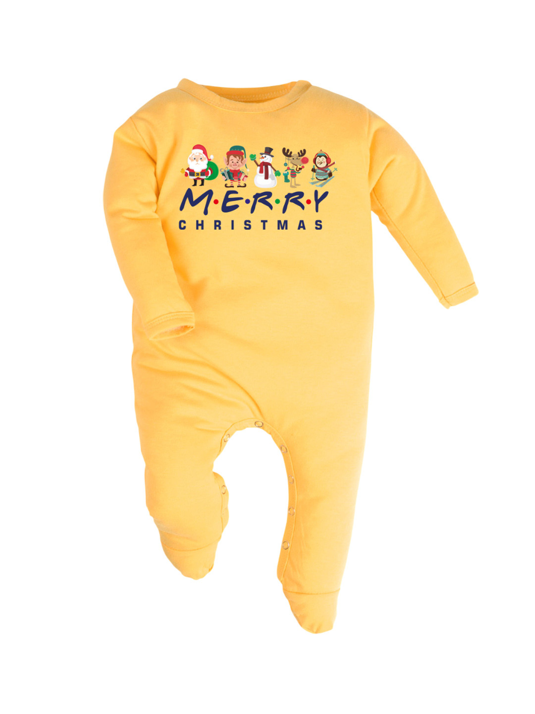 

FFLIRTYGO Kids Printed Cotton Sleepsuit, Yellow