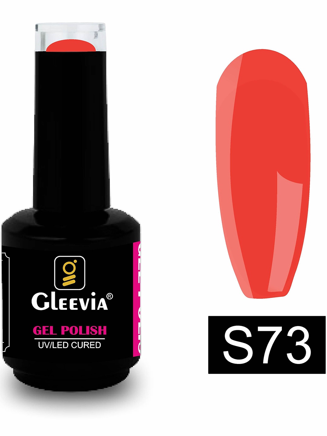 

Gleevia UV Gel Nail Polish - 15 ml - Shade S73, Nude