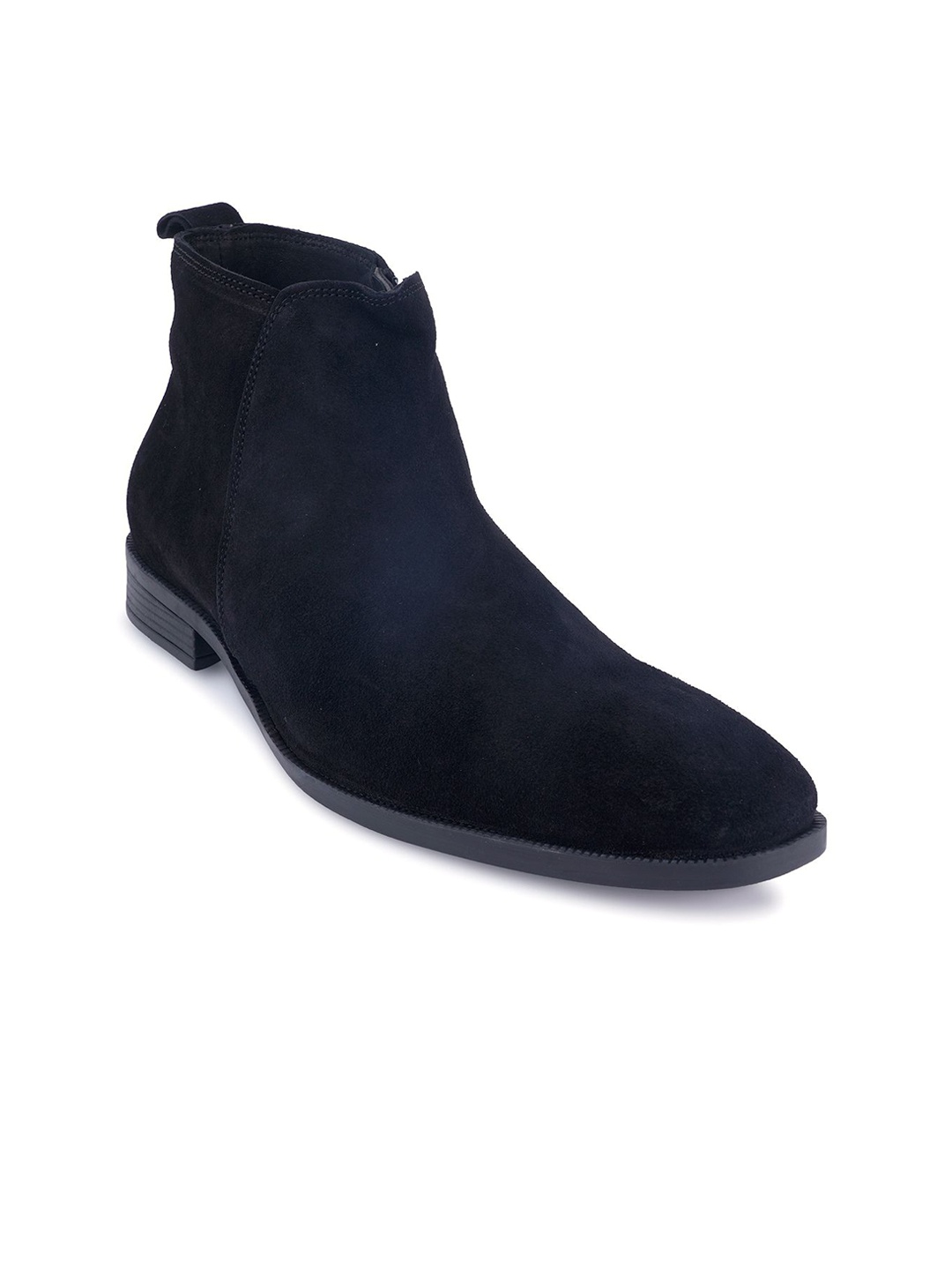 

ITALIAN ELEGANZA Men Block Heeled Boots, Blue
