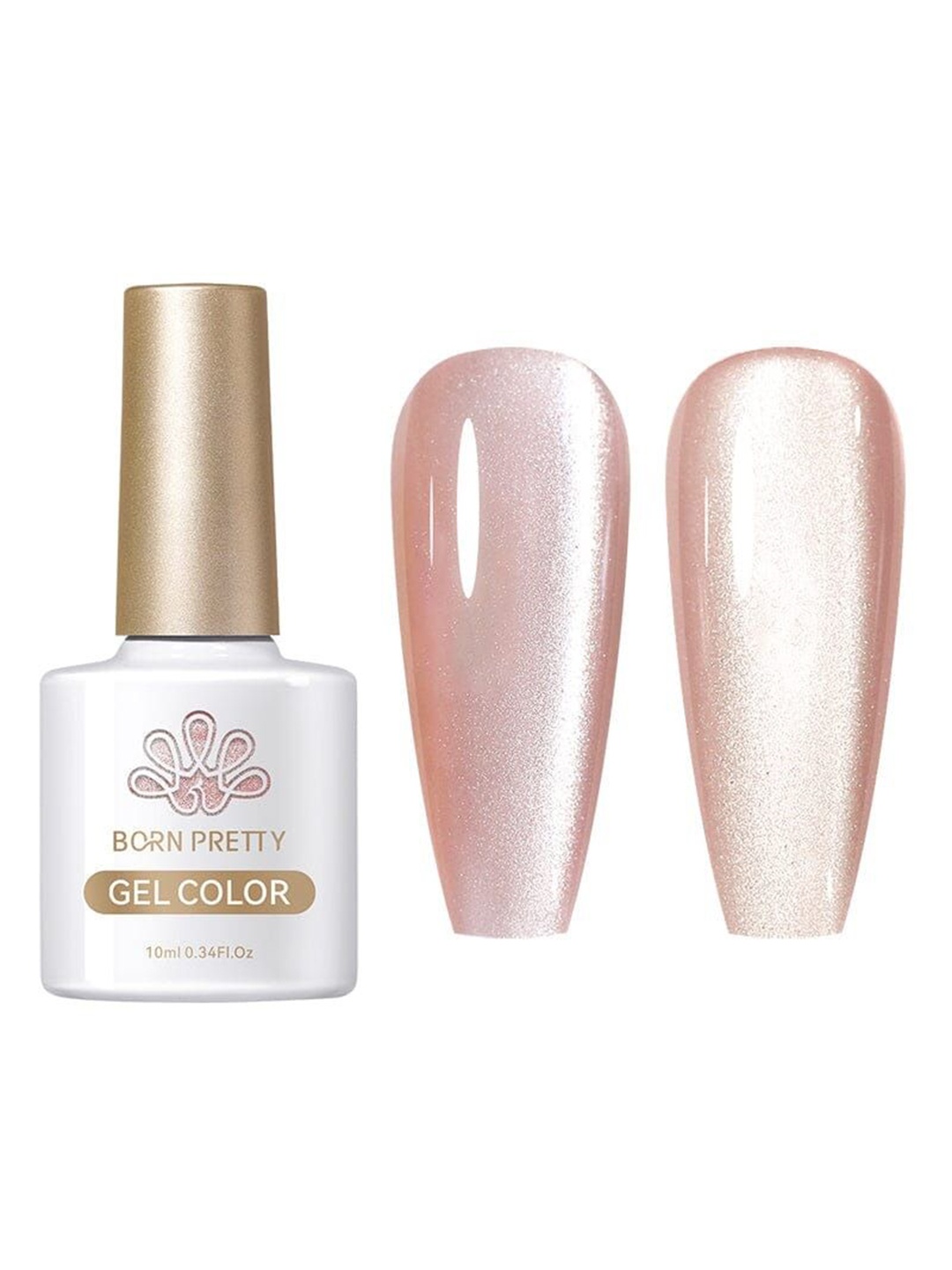 

BORN PRETTY Moonlight Long Lasting Gel Nail Polish 10ml - MC03, Pink