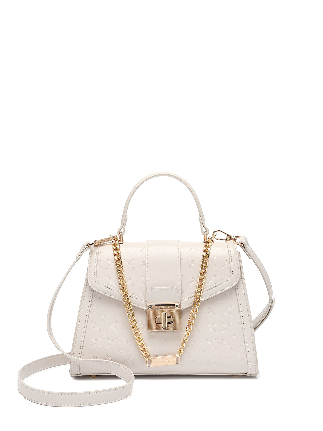 

Diana Korr Structured Shoulder Bag, Off white