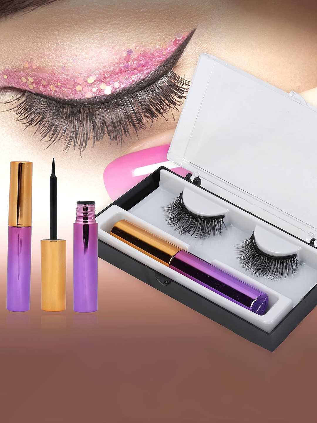 

Lovelash Magnetic Waterproof False Eyelash With Magnetic Eyeliner Kit, Black