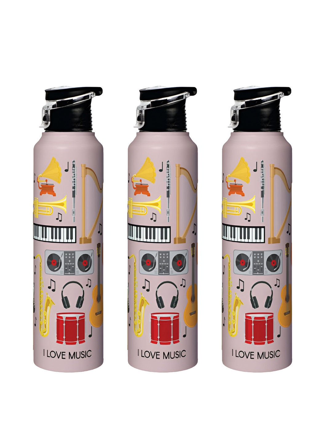 

Speedex Multicoloured Single Stainless Steel Solid Water Bottle, Multi