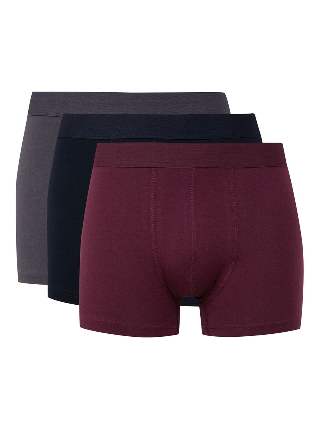 

DeFacto Pack Of 3 Trunks 235587938-PR102, Maroon