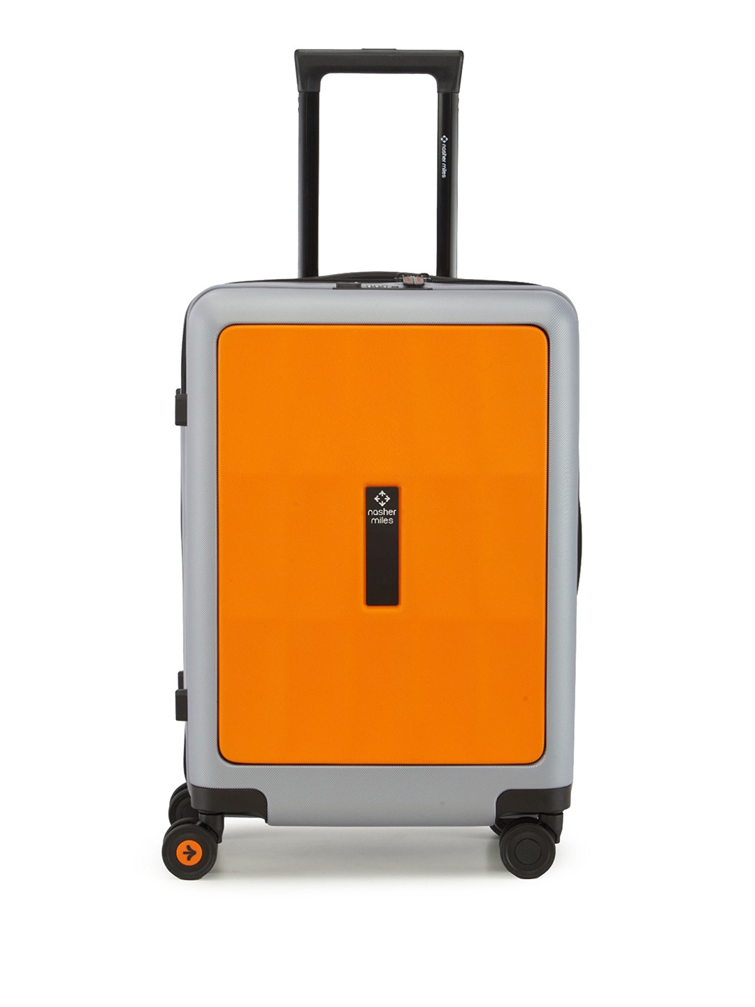 

Nasher Miles Zanzibar Polycarbonate Cabin Orange Grey Trolley Bag - 20 Inch (55 cm)