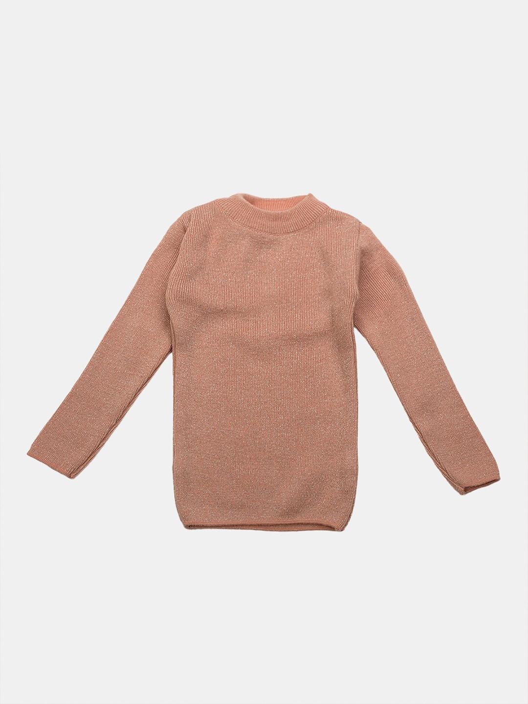

Albion By CnM Girls Woollen Pullover, Peach