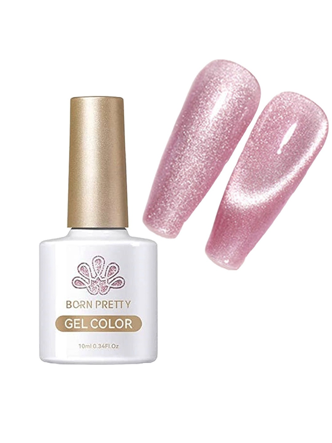 

BORN PRETTY Snowlight Magnetic Long Lasting Gel Nail Polish 10ml - SM06, Pink