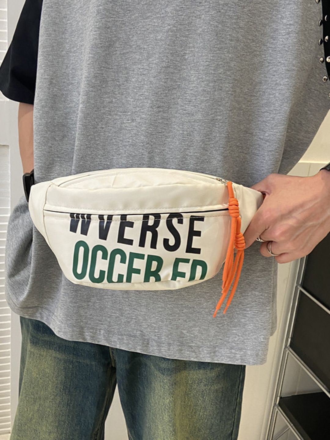 

StyleCast Checked Fanny Pack, Na
