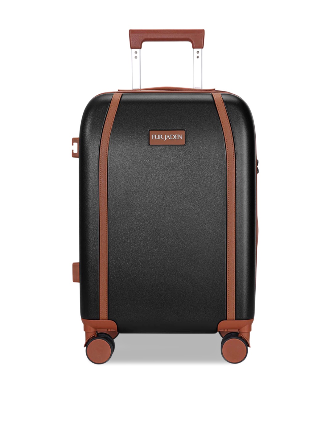 

FUR JADEN Wayfarer Hard-Sided Trolley Suitcase, Black