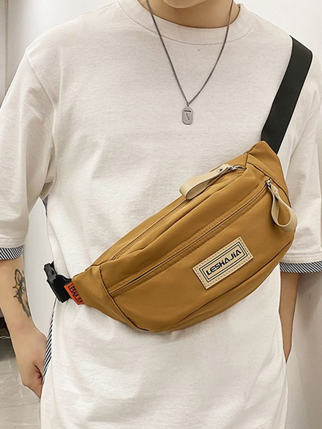 

StyleCast Checked Fanny Pack, Na