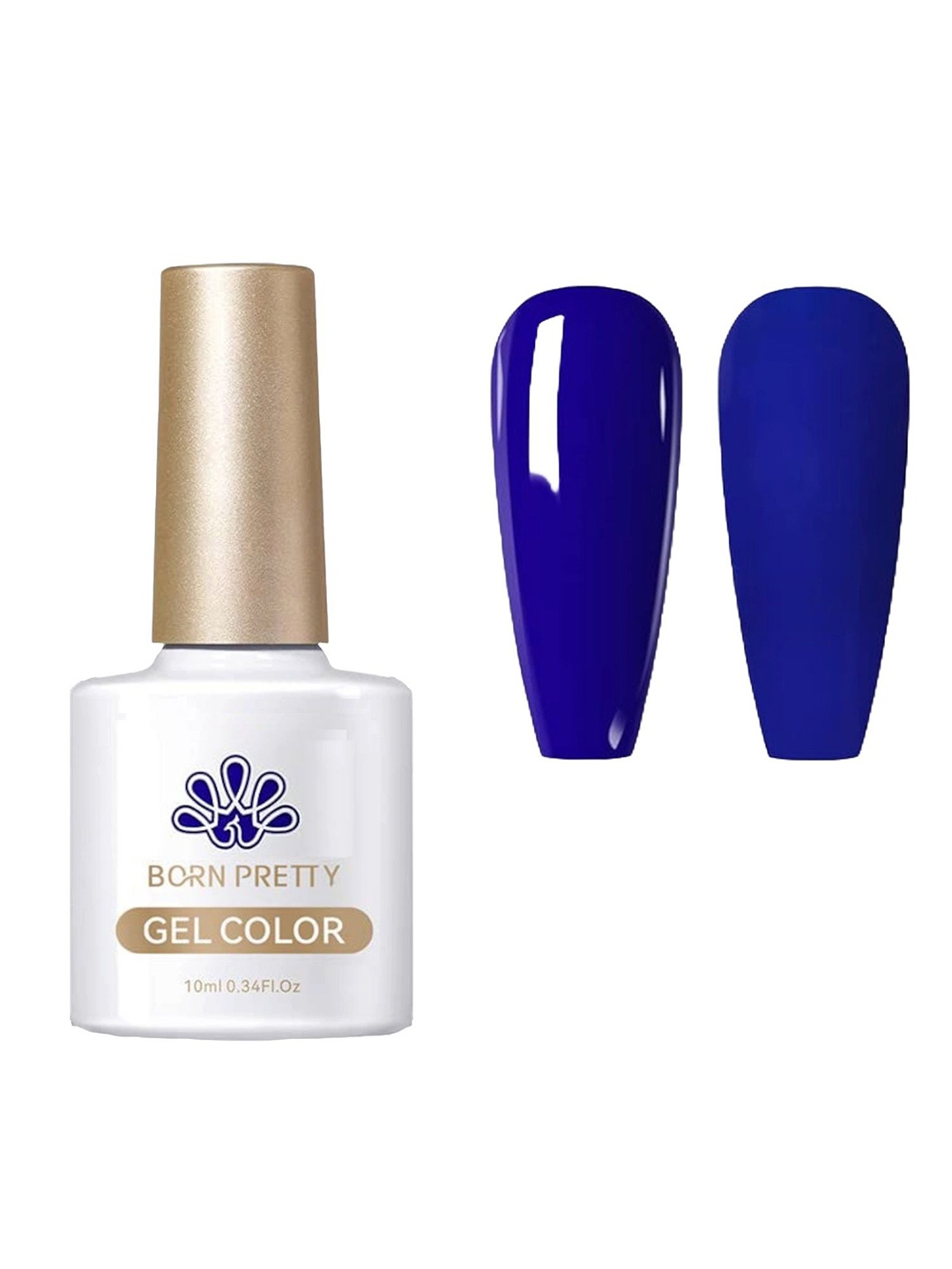 

BORN PRETTY Gel Color Shellac Long Lasting Gel Nail Polish 10ml - CC06, Blue