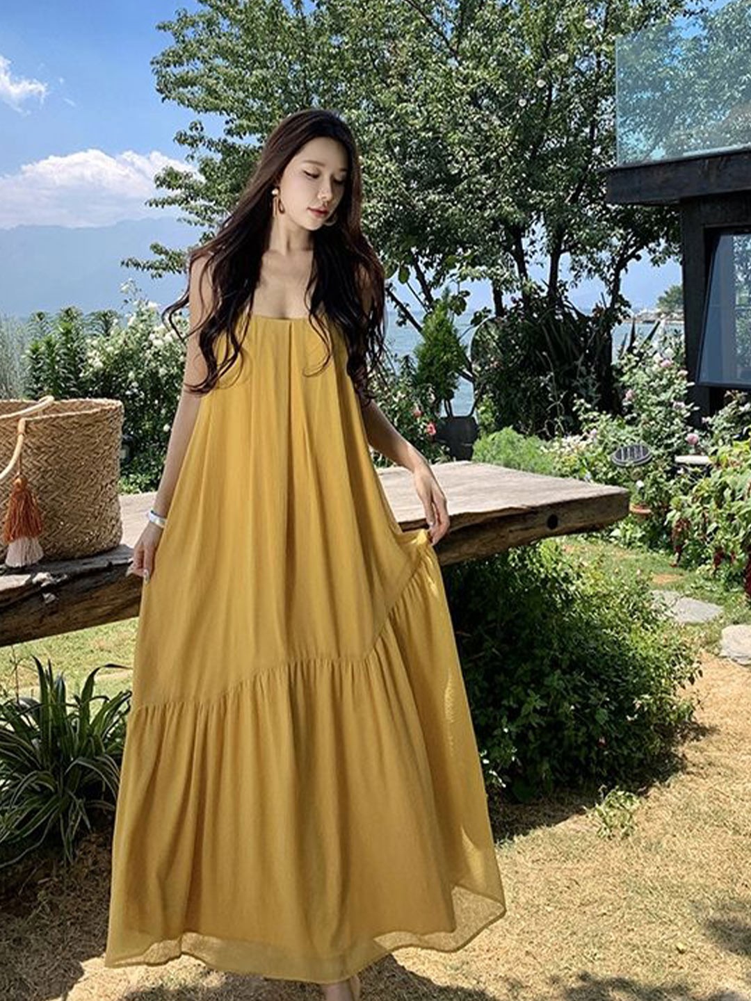 

LULU & SKY A-Line Dress, Yellow