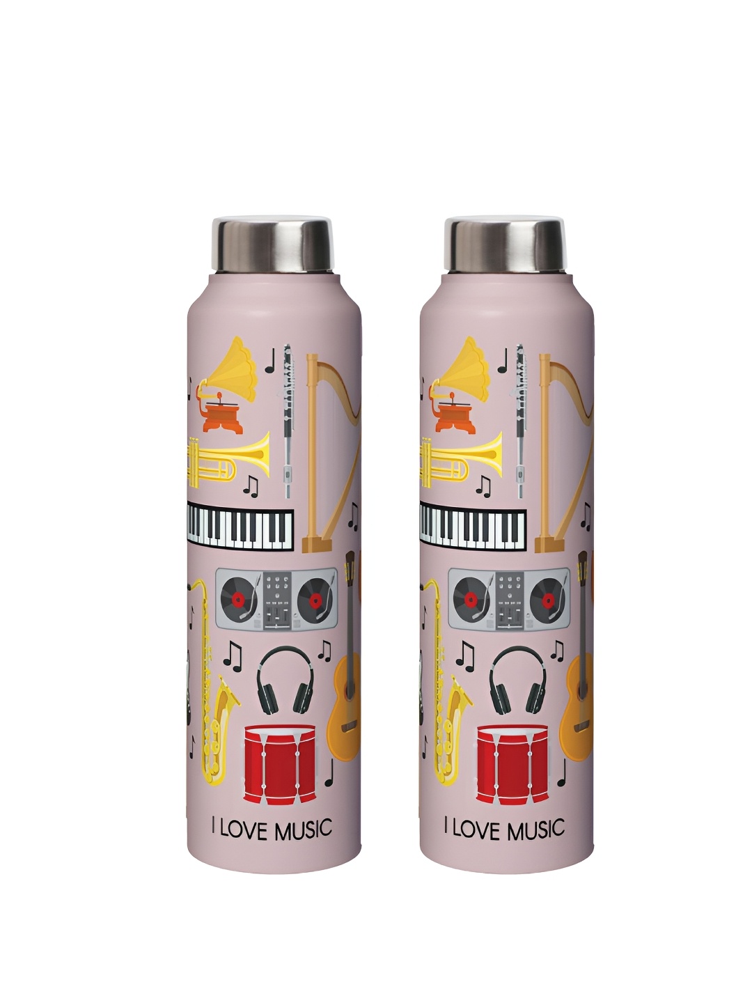 

Speedex Multicoloured Single Stainless Steel Solid Water Bottle, Multi
