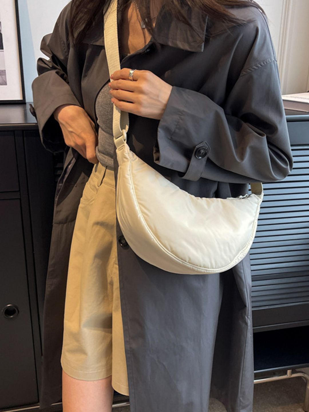 

StyleCast Beige Stylish Crossbody Bag