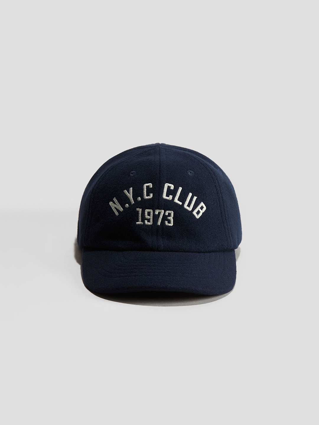 

H&M Boys Embroidery-Detail Twill Cap, Blue